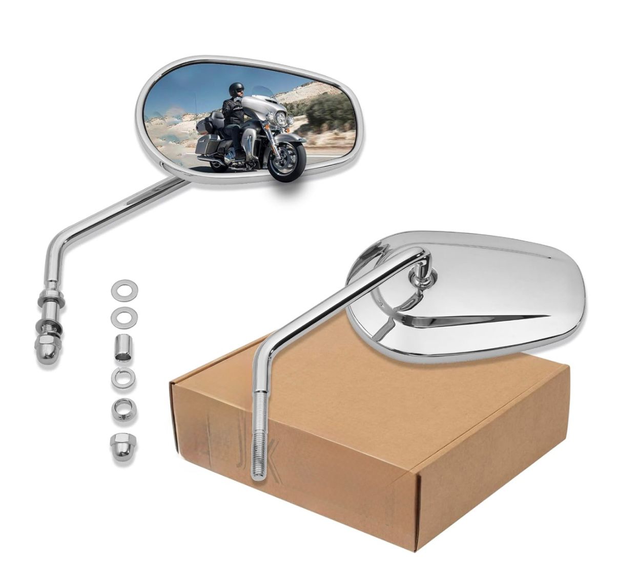 Universal Chrome Mirror for Harley Davidson