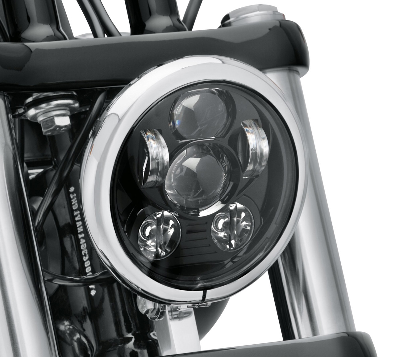 LED Headlight For Harley Davidson (Black)