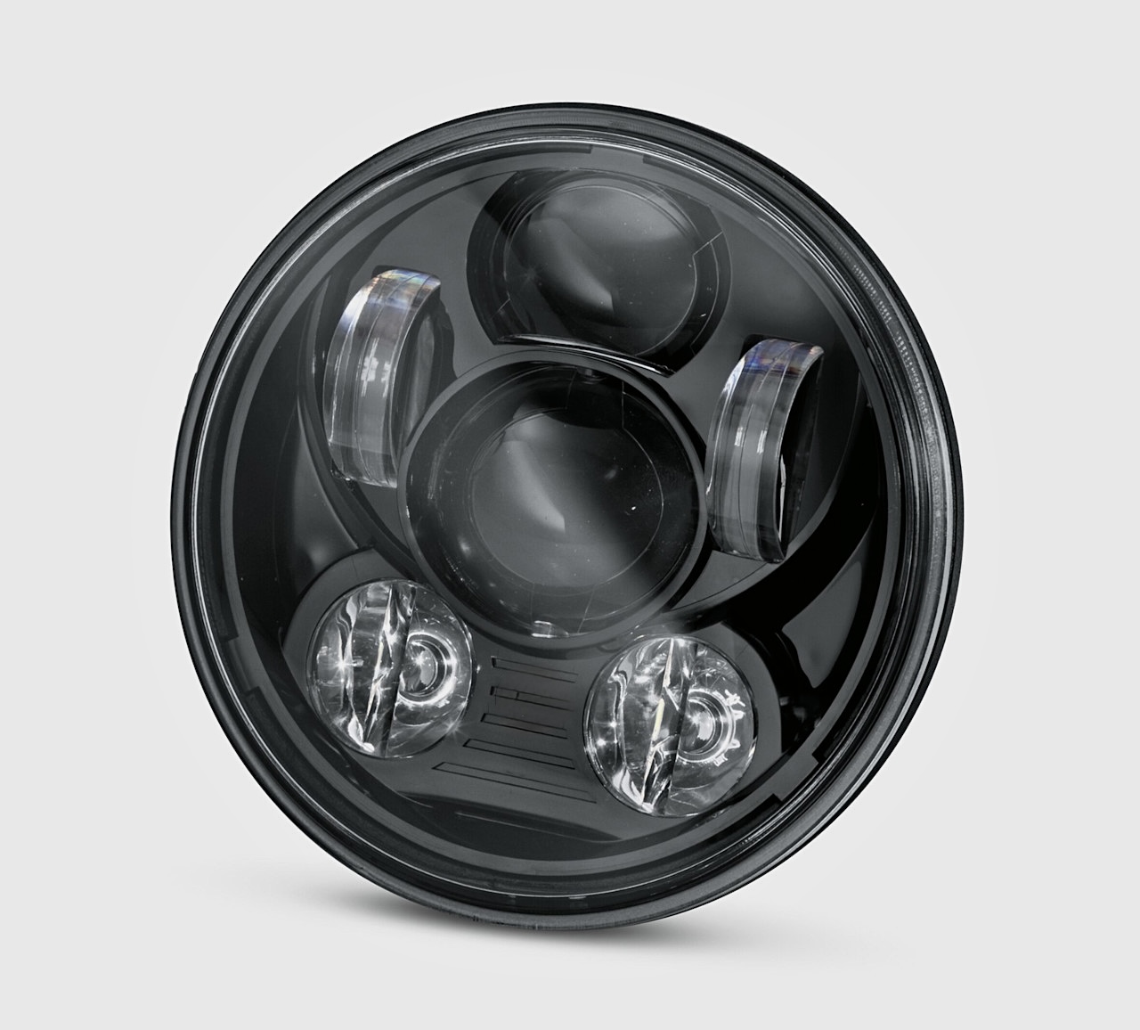 LED Headlight For Harley Davidson (Black) - Image 2